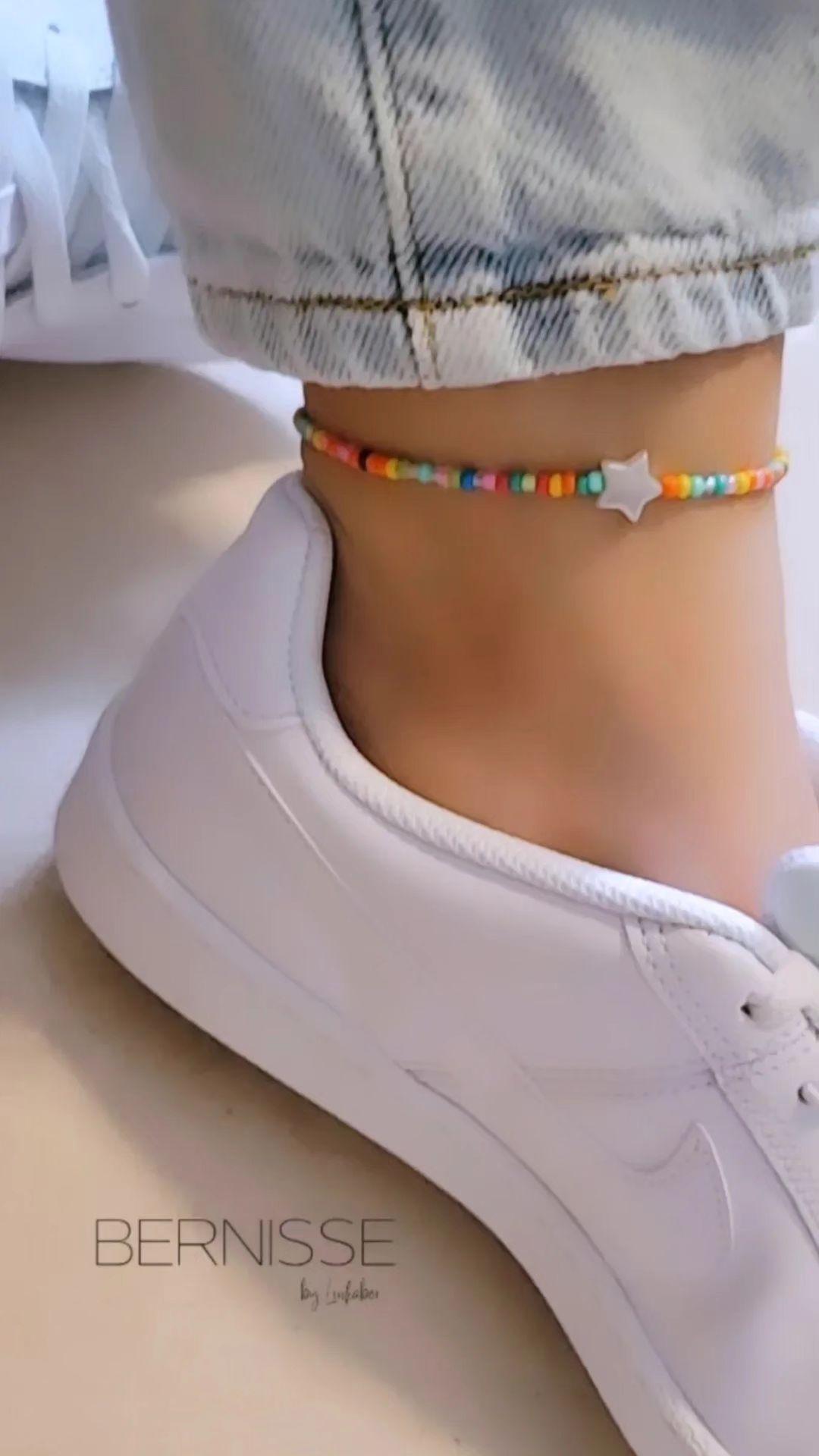 Rainbow anklets