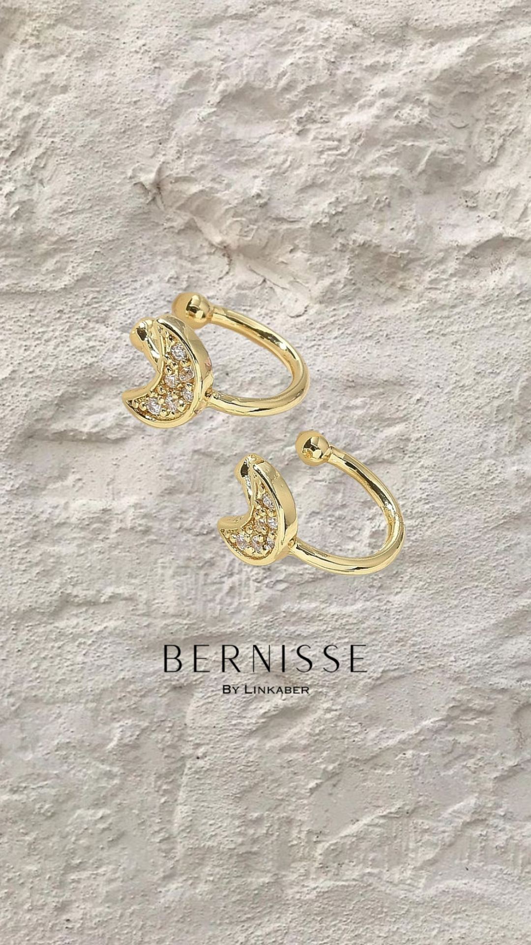 Moon ear cuff