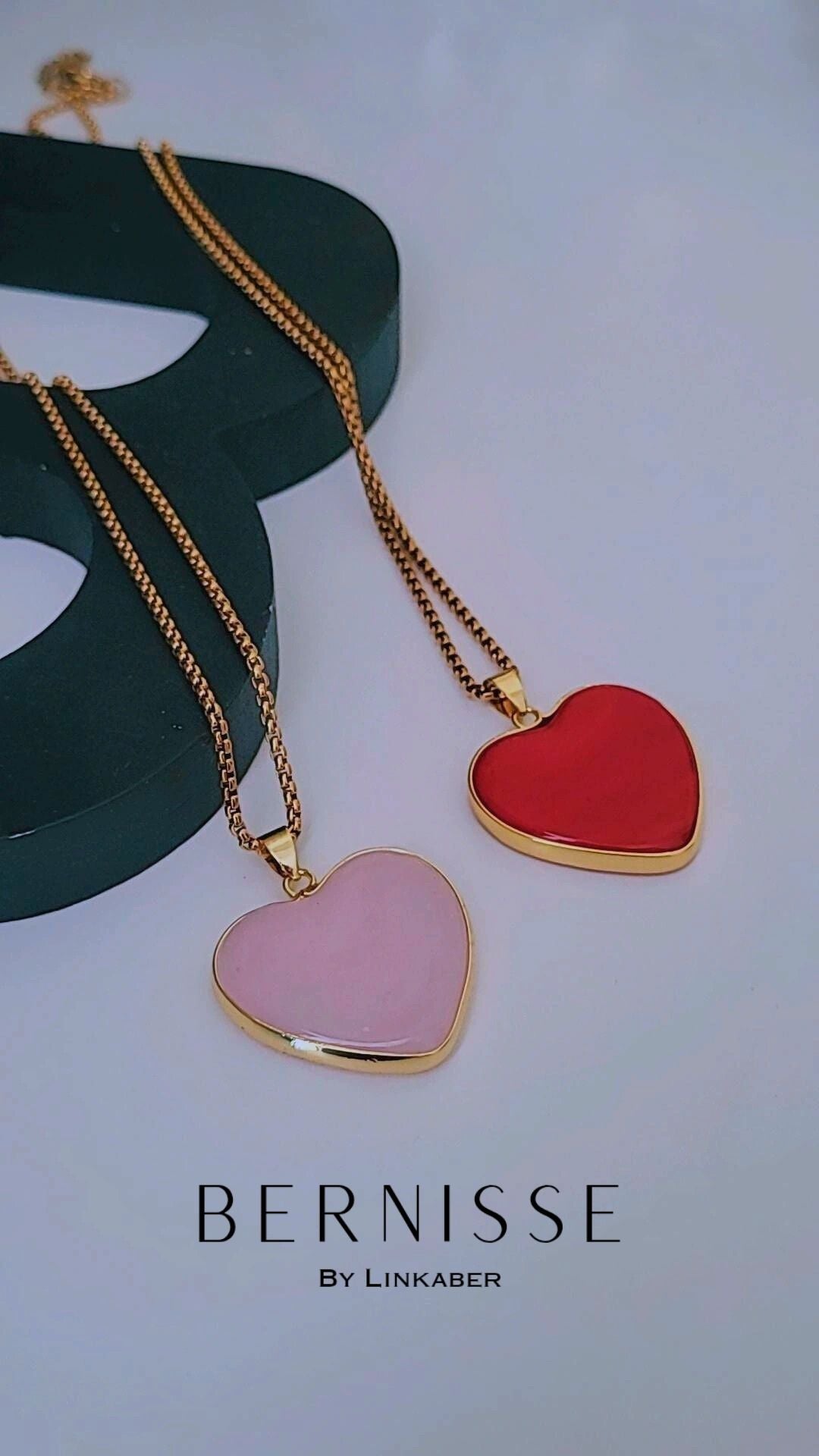 Crystal heart necklace