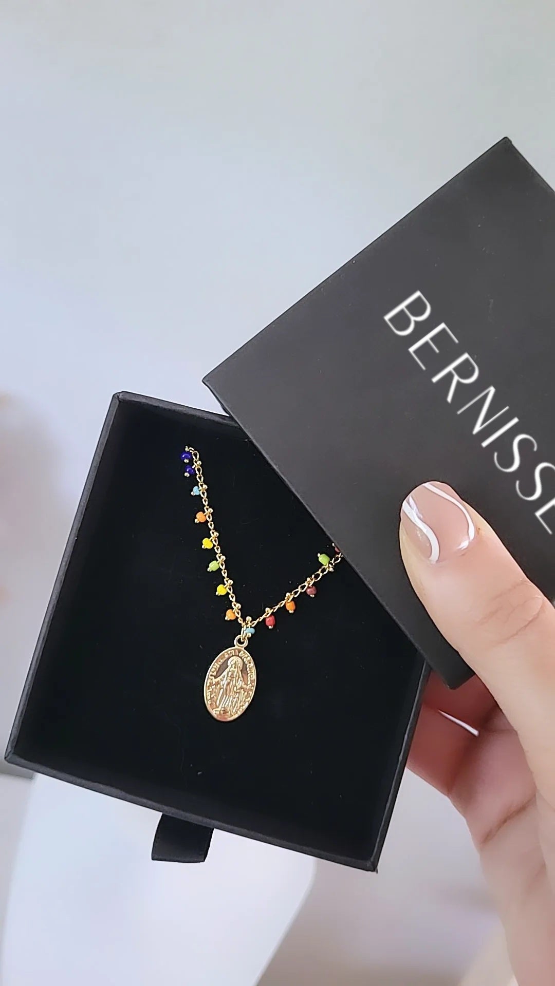 Virgin rainbow necklace