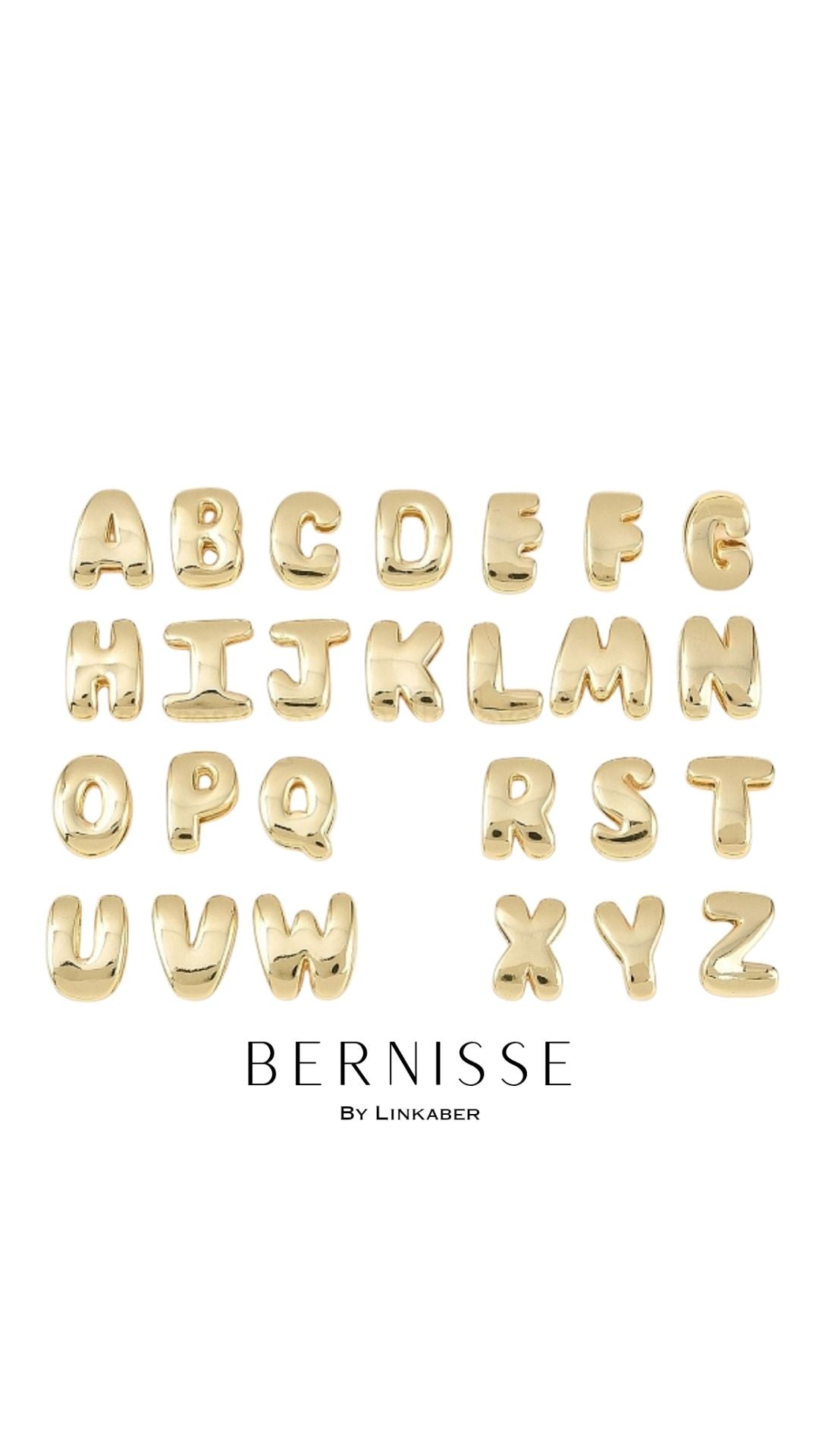 Initial elastic bracelet