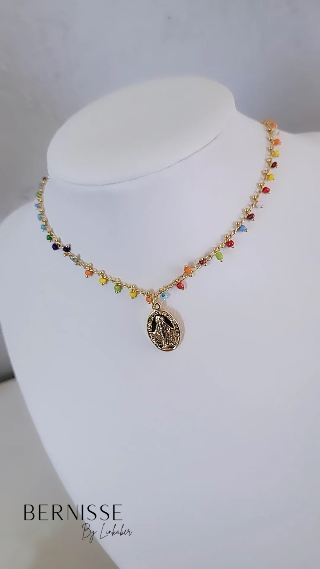Virgin rainbow necklace