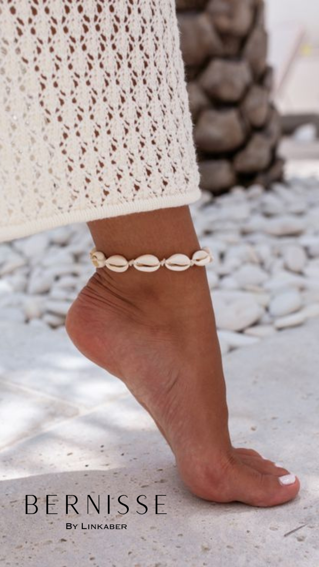 Cowrie anklets