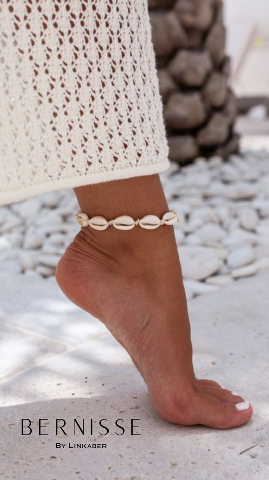 Cowrie anklets