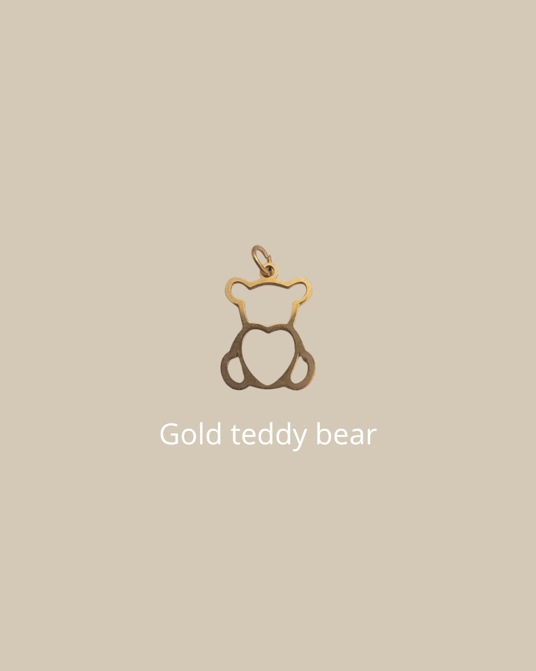 Gold teddy bear