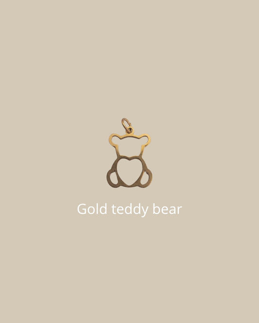 Gold teddy bear