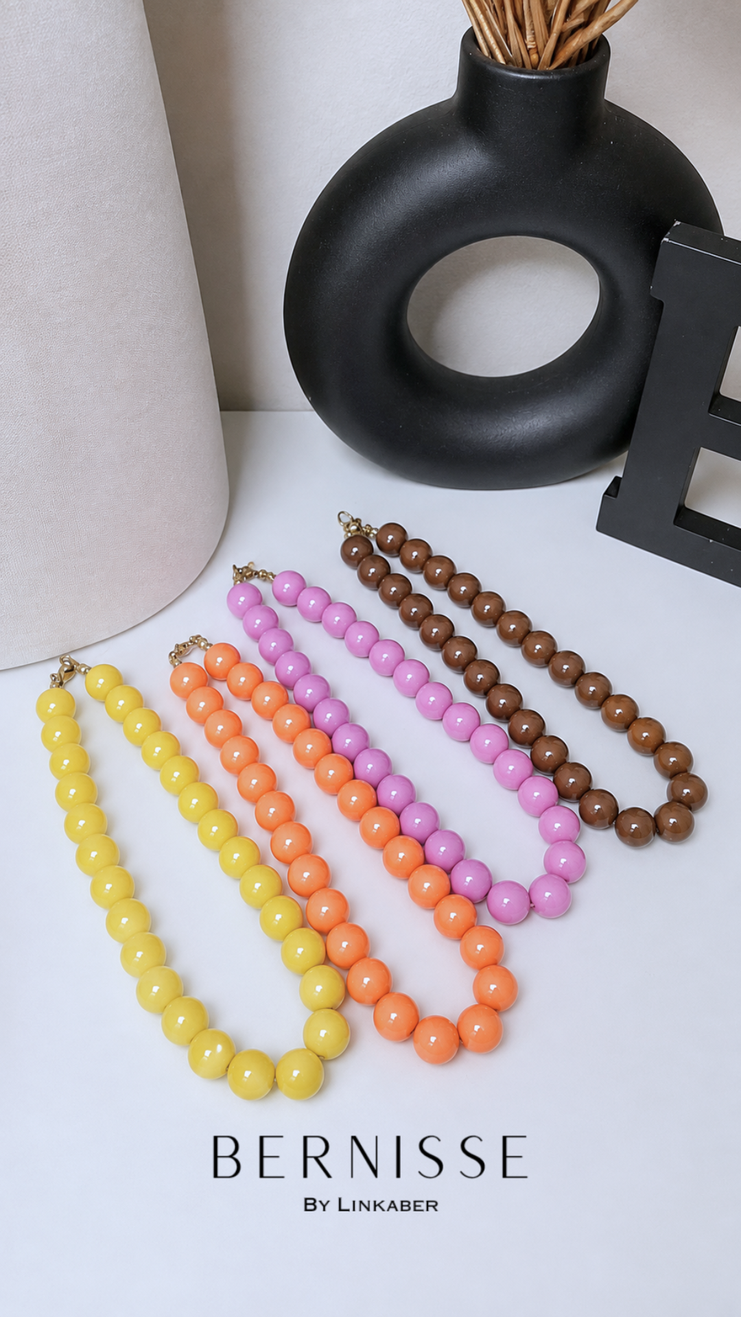 Bubble necklace mediano