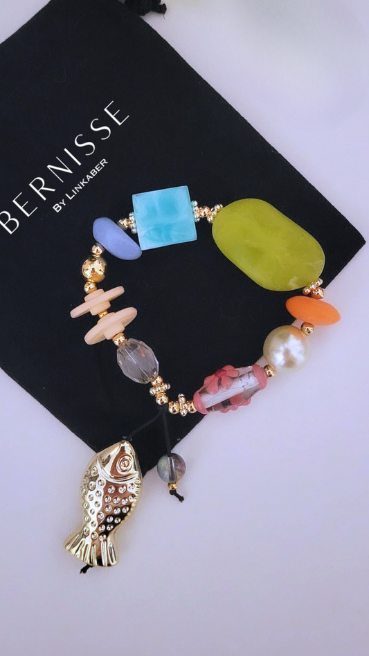 Golden fish bracelet