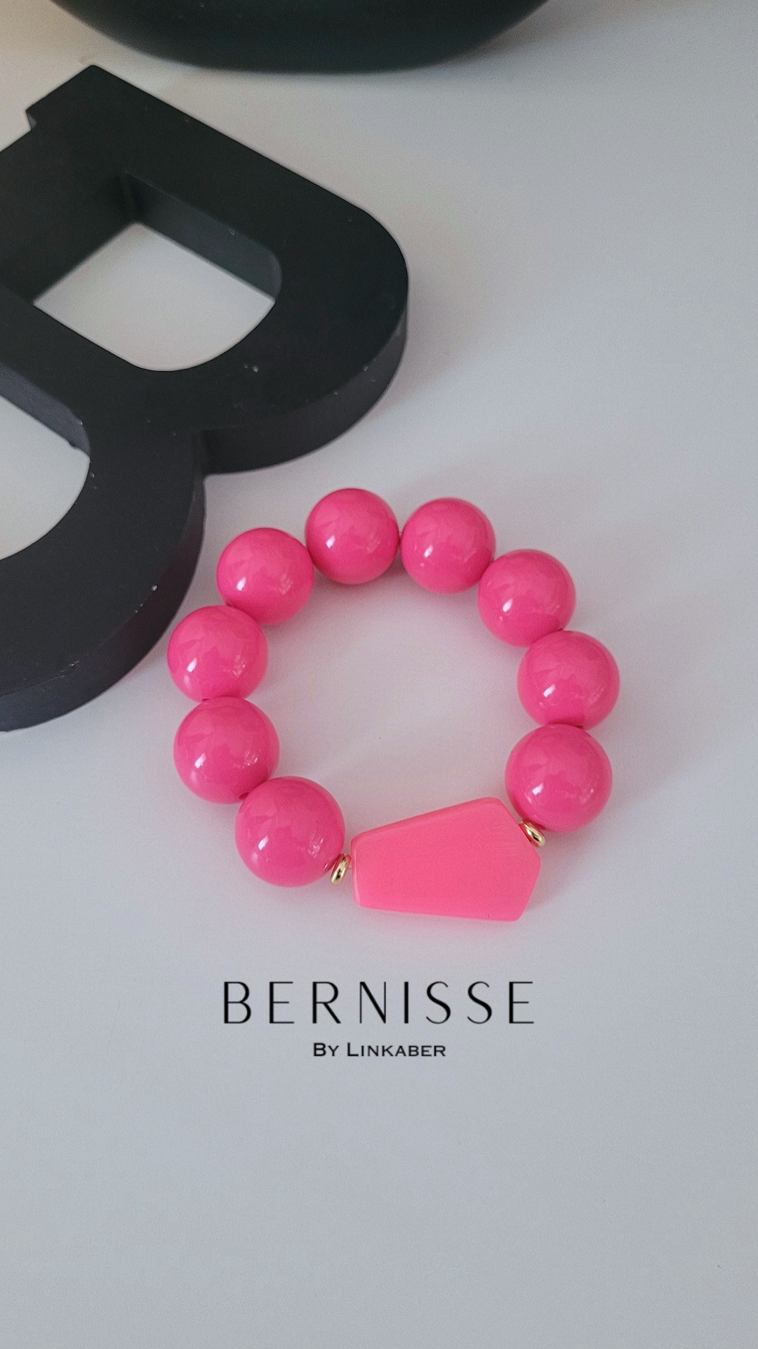 Pink bubble bracelet