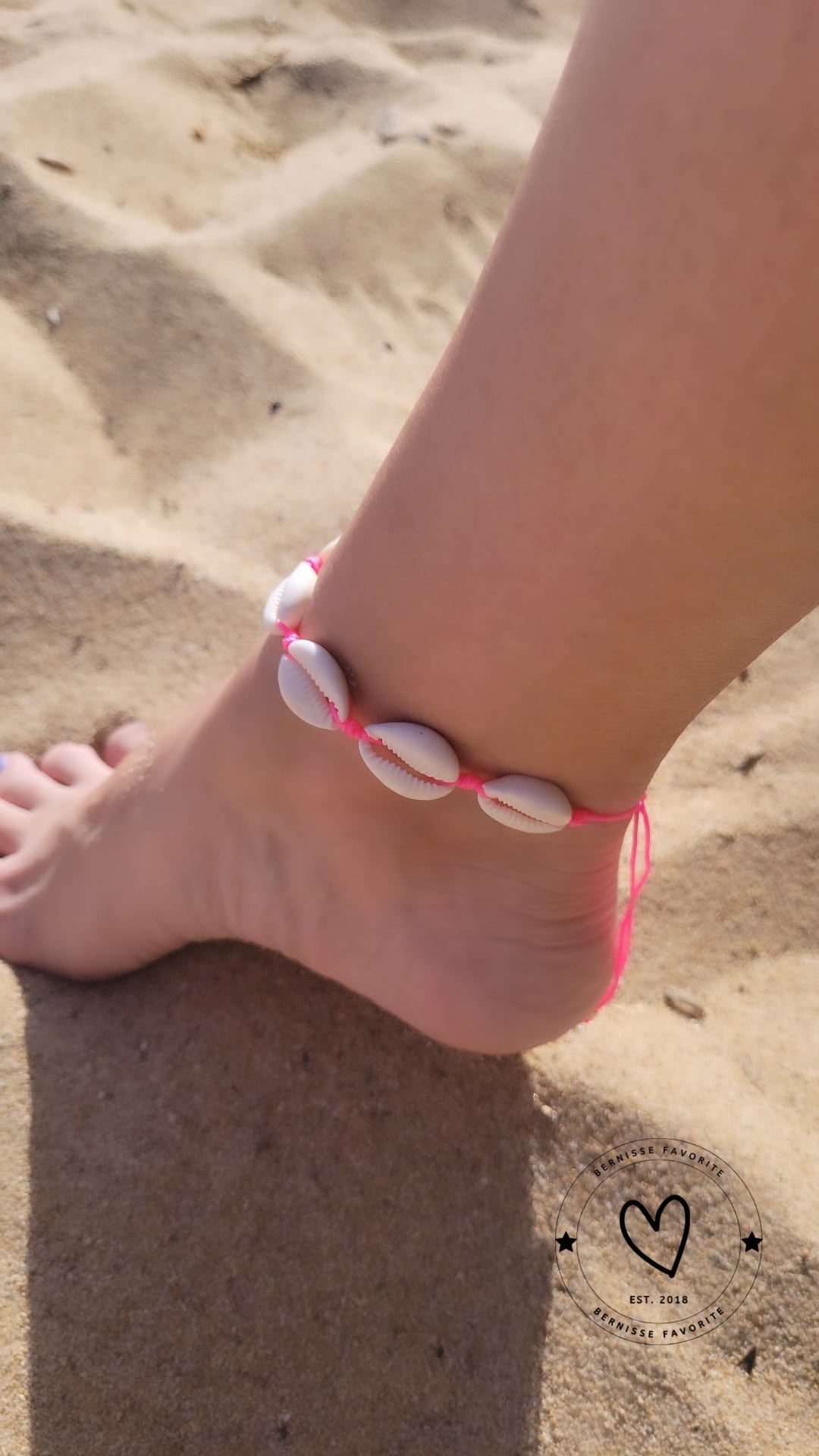 Cowrie anklets
