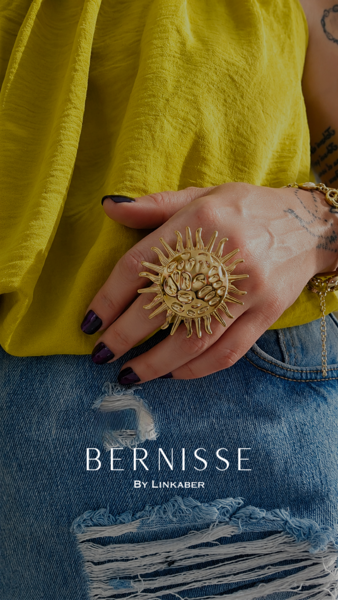 Sunflower ring