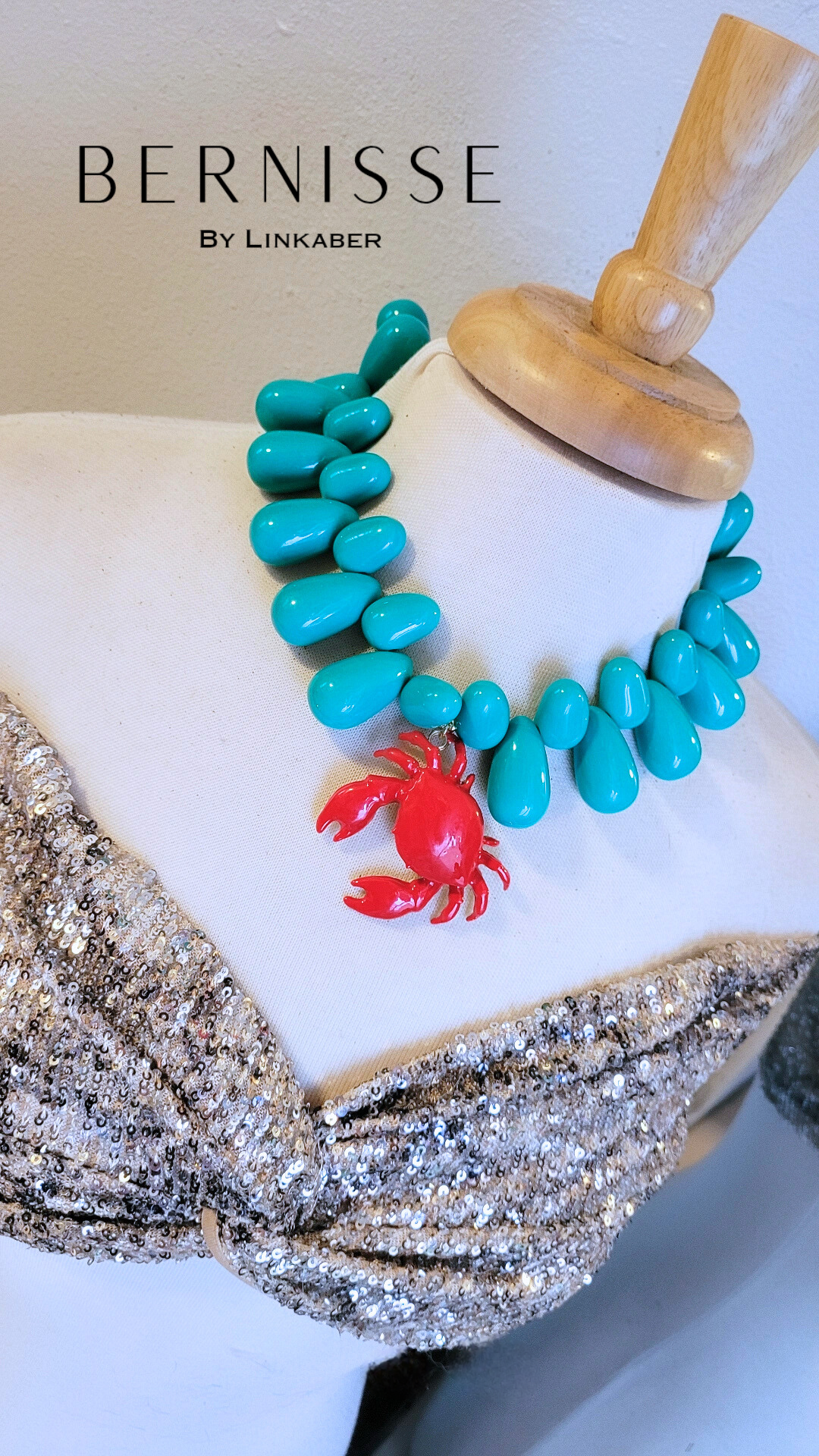 Crab necklace