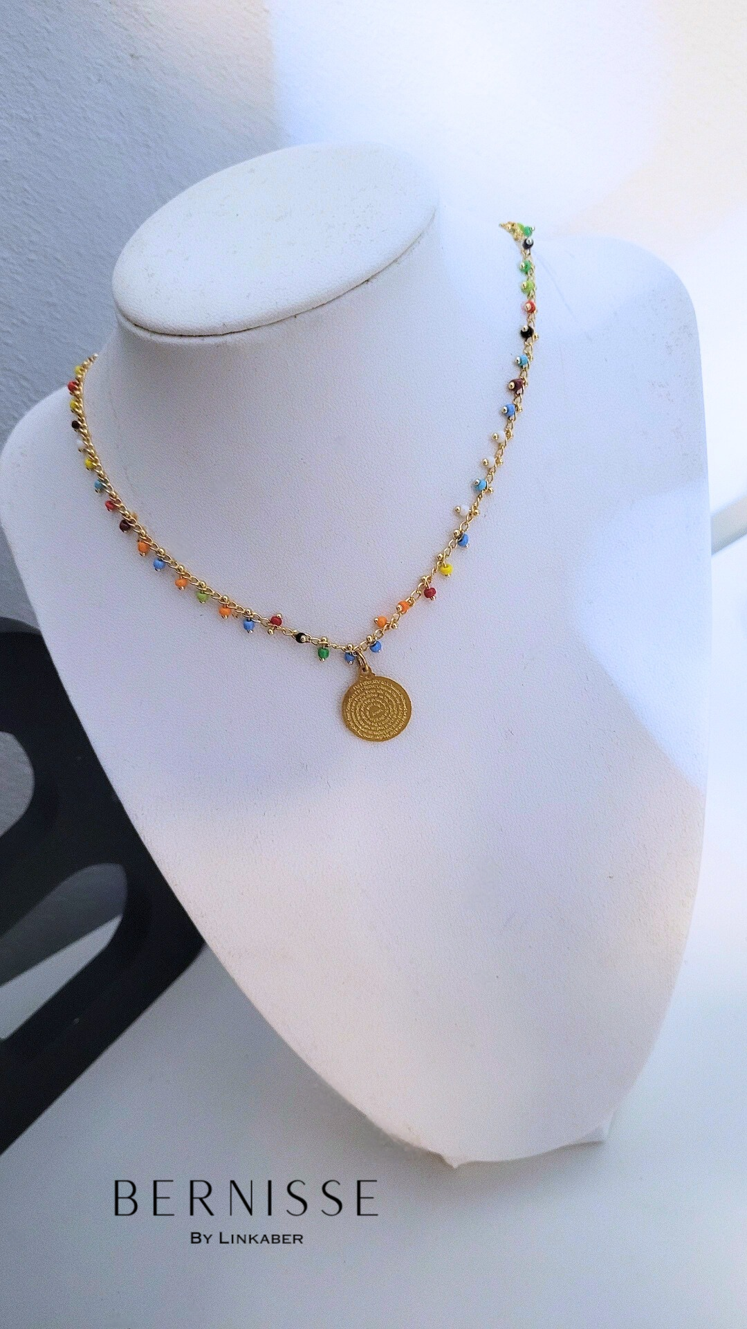 Padre Nuestro raimbow necklace