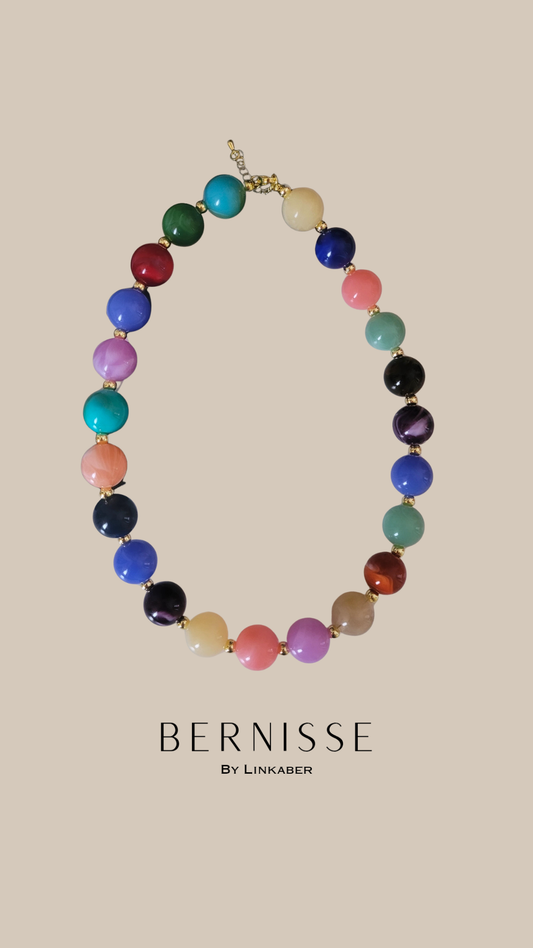 Bubble necklace multicolor